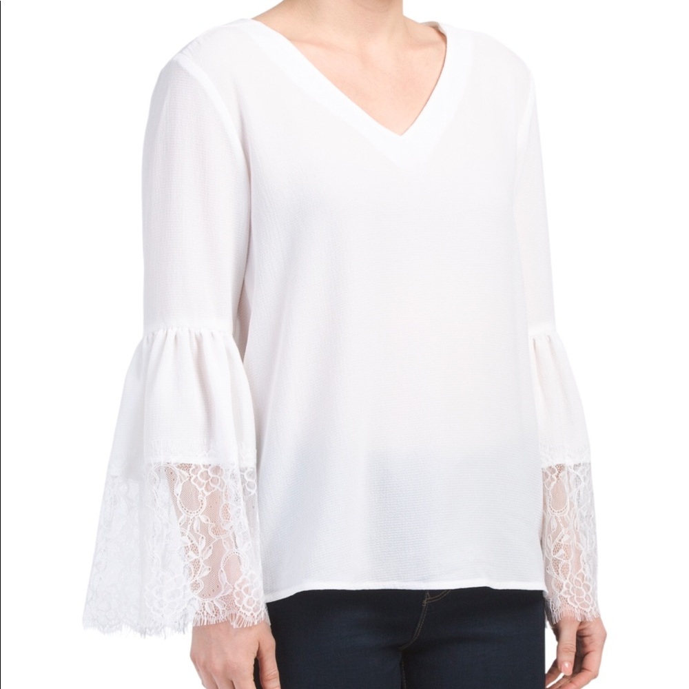 Bell sleeve top